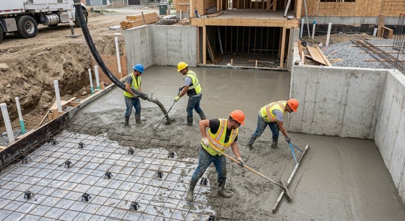 Basement Concrete Installation in Palm Beach County, FL