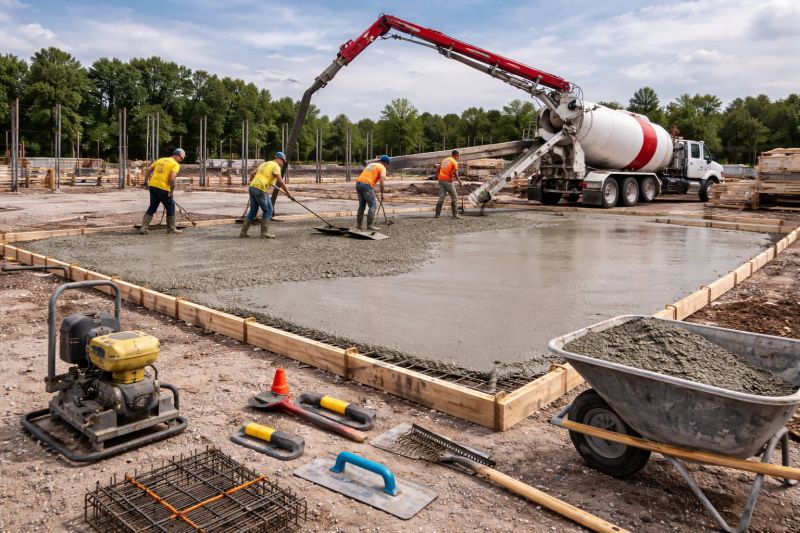 Commercial Slab Installation in Jensen Beach, FL
