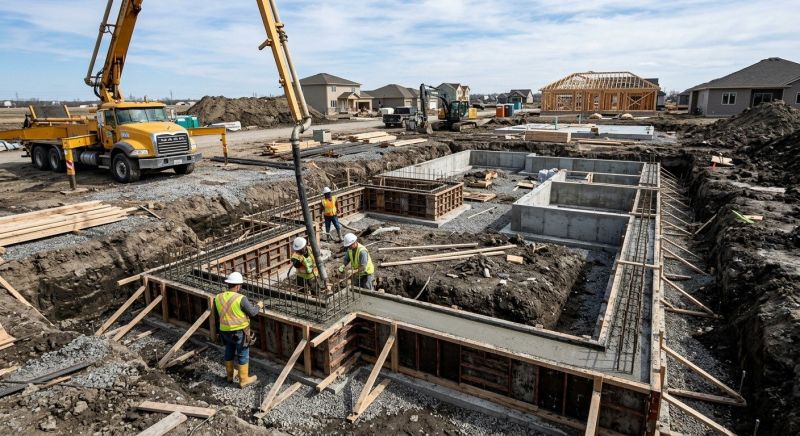 Concrete Foundation Installation in Palm Beach Gardens, FL
