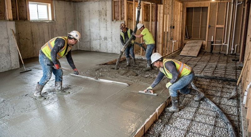 Basement Concrete Installation in Palm Beach County, FL